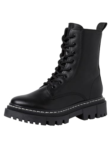 Tamaris Damen Stiefel Leder schwarz 39