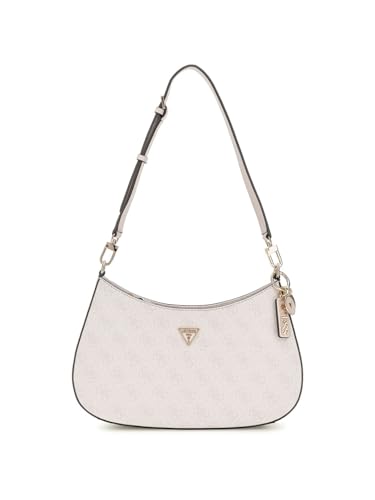 GUESS Noelle Ii Top Zip Umhängetasche, Weißes Logo, Einheitsgröße