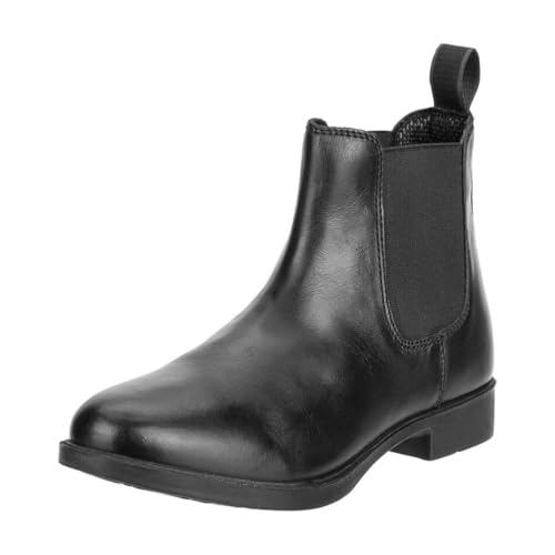 Contrace© Reit-Stiefelette »Jodhpur Vegan« - Chelsea Boot - Veganer Reit-Schlupf-Schuh - Komfortinnensohle - Gummisohle - Mesh-Futter - Hautverträglich - Atmungsaktiv - Schwarz - 42