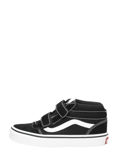 Vans Unisex Jungen Ward Mid V Sneaker, (Suede/Canvas) Black/White, 39 EU