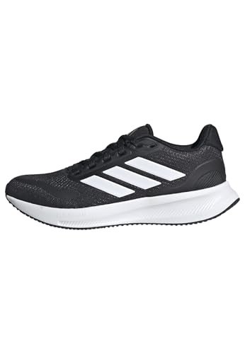 Adidas Unisex Kinder RUNFALCON 5 Shoes JUNIOR, Core Black/Cloud White/Core Black, 36 2/3 EU