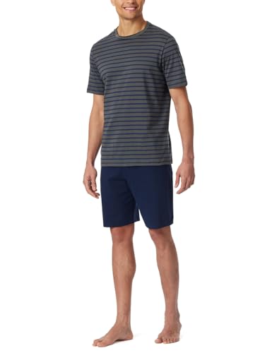 Schiesser Herren Schlafanzug kurz Rundhals - Nightwear Set