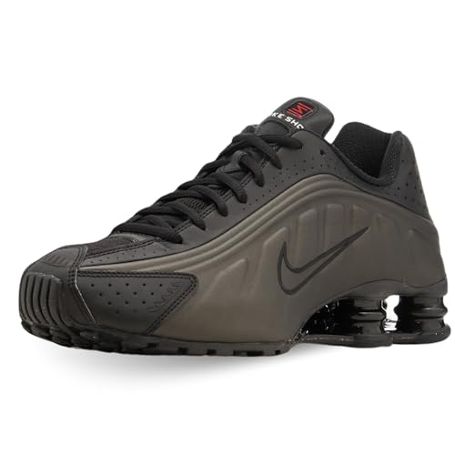 NIKE Shox R4 Black Bright Crimson