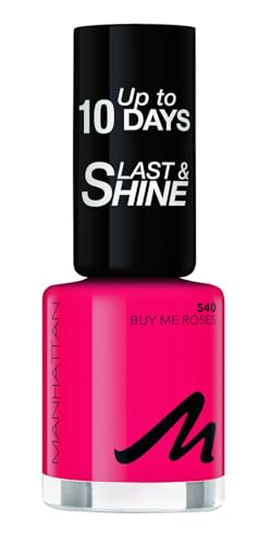 Manhattan Last und Shine Nagellack, Nr.540 Buy Me Roses, 1er Pack (1 X 8 ml)