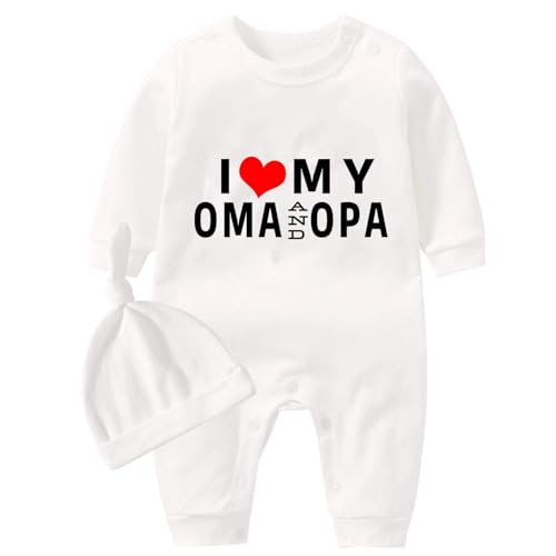 culbutomind Baby Zwillinge Strampler Body Junge Mädchen Oma Und Opa Fun Baby Geschenke Geburt Lustig Babykleidung(Oma und Opa, 68)