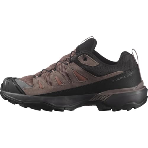Salomon X Ultra 360 Leather Gore-Tex wasserdichte Damen Wanderschuhe, Outdoor-bereit, Grip, Schutz bei jedem Wetter, Cognac, 40 2/3