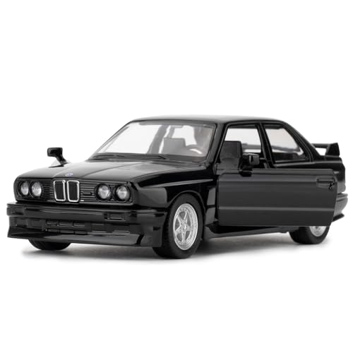 imtfzct BMW M3 1987 Modellauto 1:36, Zinklegierung Die Cast Auto, Schwarz – Spielzeug & Sammlerstück für Kinder