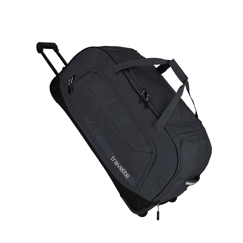 Travelite Reisetasche mit Rollen groß, XL, Kick Off, praktische Trolley Reisetasche mit Rollen für Urlaub und Sport, 77 cm, 120 Liter