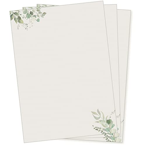 Tara Verde Briefpapier 50 Blatt Papier DIN A4