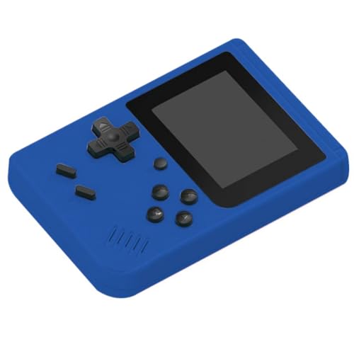 Febotak Handheld Spielkonsole,3 LCD-Bildschirm，Retro Handheld Konsole Mit 500 Klassischen Fc Spielen,Retro Game Console Für Zwei Spieler Spiele Und TV-Ausgang,Kinder Und Erwachsene - Blue