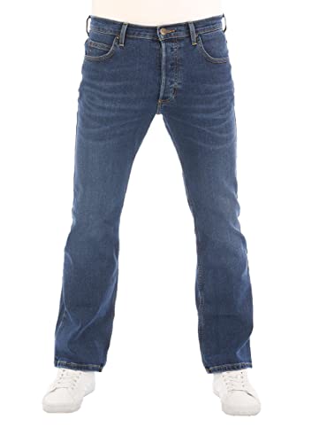 Lee Jeans Herren Stretch Bootcut Denver Jeanshose Hose Denim w34, Farbe: Aged Alva, Größe: 34W / 30L
