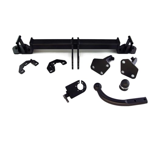 STEINHOF Anhängerkupplung starr für BMW 3 E46 09.1999-09.2005 Touring mit universalem E-Satz 13-polig