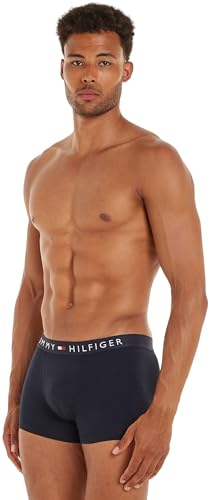 Tommy Hilfiger Herren Boxershorts Trunks Unterwäsche, Blau (des Sky/des Sky/des Sky), M