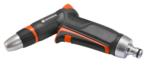 Gardena Premium Reinigungsspritze: Robuste Wasserspritze zum Reinigen und Bewässern, mit Impulsauslöser und Dauerarretierung, Frostschutz (18305-20)