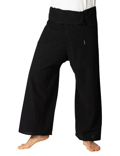 Panasiam Thai Fisherman Hose , Schwarz , XL