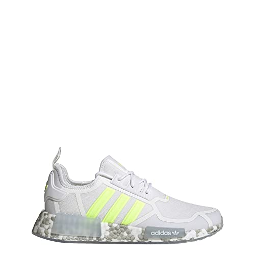 adidas NMD_R1 Schuhe Herren, Cloud White/Solar Yellow/Cloud White, 42 EU