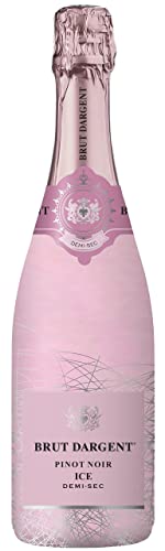 Brut Dargent - Ice Rosé Pinot Noir Halbtrocken Sekt, Méthode Traditionnelle (1 x 0.75 L)
