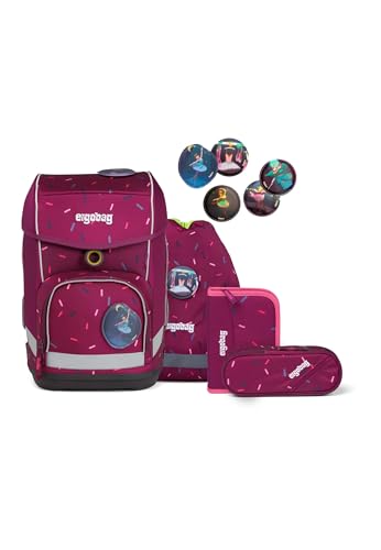 ergobag cubo Set ergonomischer Schulrucksack, Vorgänger-Kollektion, klassisch 5-teilig 1. Klasse Grundschule