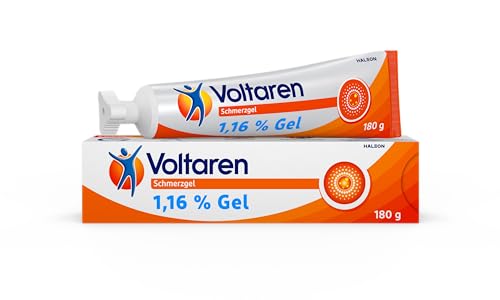 Voltaren Schmerzgel 11,6 mg/g bei Muskelschmerzen, Nackenschmerzen, Gelenkschmerzen und Rückenschmerzen, diclofenac Schmerzgel, 180 g