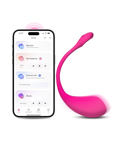 Lovense Lush 2 - Vibratorenset für Frauen mit 1000+ Modi, Bluetooth Fernsteuerung, diskret & leise, ideal für Unterwegs und Solo-Nutzung