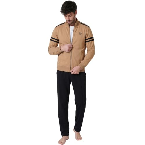 Sergio Tacchini Herren-Hausanzug Art. PGI80B42 Beige - Größe L