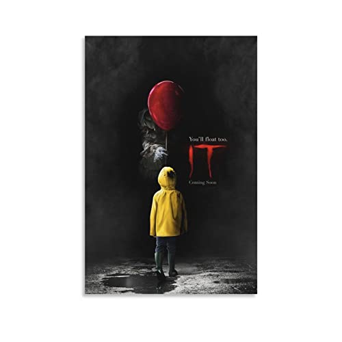 Filmposter Horror It Filmposter und Wandkunst, Bilderdruck, modernes Familien-Schlafzimmer, Dekor-Poster, 30 x 45 cm