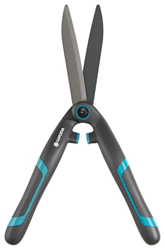 Gardena Heckenschere PrecisionCut: Ergonomische Gartenschere für den exakten Formschnitt, 18 cm, spezielle Z-Form, Stoßdämpfung (12302-20)