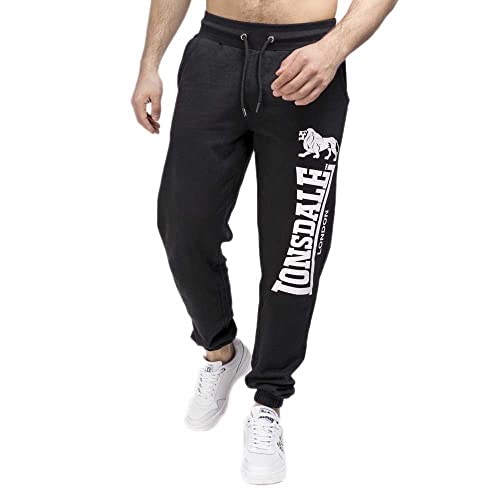Lonsdale Herren Ockle Jogginghose, Schwarz, XL EU