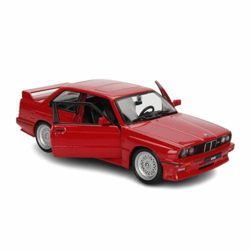 Bburago - BMW Serie 3 (1988) Maßstab 1:24, Diecast Replica mit zu öffnenden Türen, zufälliges Sortiment, offizielle BMW-Lizenz