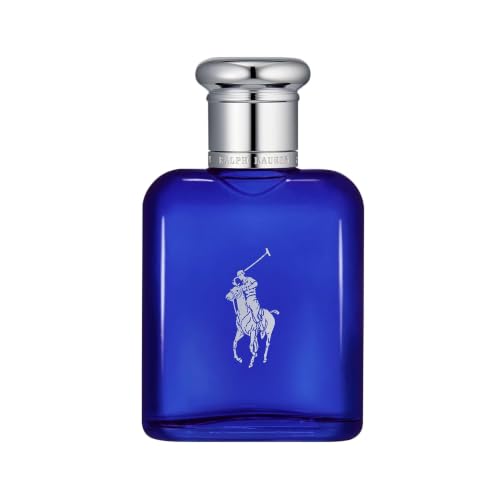 Ralph Lauren Polo Blue Eau de Toilette für Herren, erfrischend-aromatischer Duft mit Melone, Gurke & Mandarine, für den aktiven Mann, 75 ml