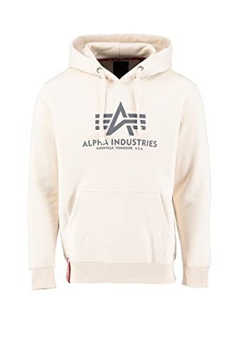 Alpha Industries Basic Hoody Kapuzensweat für Herren White