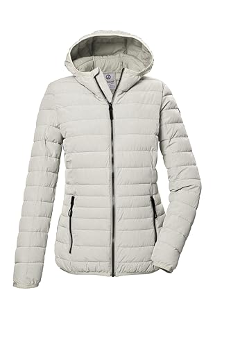G.I.G.A. DX Damen Steppjacke/Übergangsjacke mit Kapuze GS 65 WMN QLTD JCKT, stein, 48, 43050-000