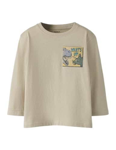 Name IT Jungen Nmmsikalasi Ls Nreg Top, Peyote, 98 cm