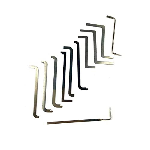 Locksmith Pick Spannschlüssel, Schlüsseldienst, Schubstange, Schlüsseldienst, 11-teilig
