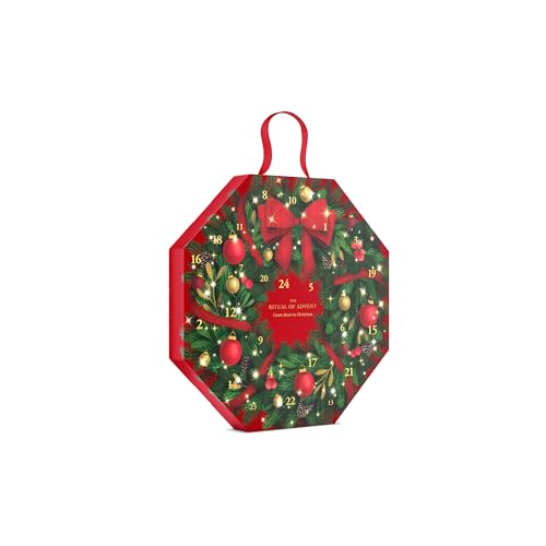 RITUALS Adventskalender 2025 – The Ritual of Advent: Festlicher Weihnachts-Countdown im Adventskranz Design mit 24 luxuriösen Körperpflege-, Beauty- und Home-Geschenken für Sie und Ihn