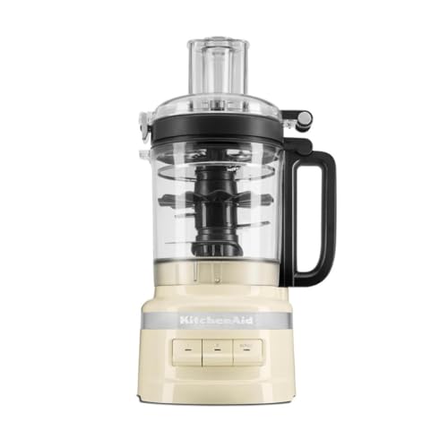 KitchenAid Küchenmaschine 2,1L, Zerkleinerer, Hobel, Julienne & Schneebesen, 3 Geschwindigkeiten & Pulse, 6 Zubehörteile inkl. Teigmesser, Julienne & Schneebesen, kühlschrankgeeignete Schüssel, Alm...