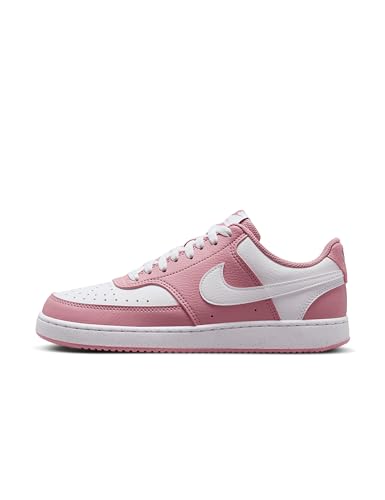 NIKE Damen Court Vision Low Next Nat Sneaker, Elemental Pink/White, 39 EU