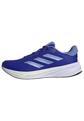adidas Herren Response Runner Shoes Laufschuhe, Lucid Blue/Blue Fusion/hi-Res Yellow, 43 1/3 EU