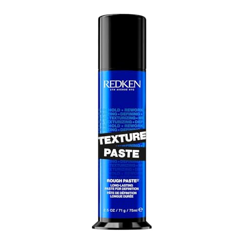 Redken | Texturierende Paste für alle Haartypen, Flexibel formbar für mittelstarken Halt, Mit Weizenprotein, Texture Paste , 1 x 75 ml