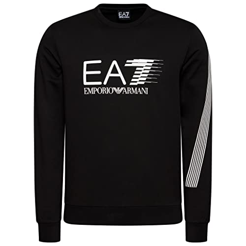 Emporio Armani Sweatshirt Herren EA7 3KPM67 PJ05Z, Schwarz , M