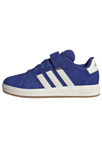 adidas Unisex Kinder Grand Court 00s Shoes Children, Semi Lucid Blue/Off White/Gum, 35 EU
