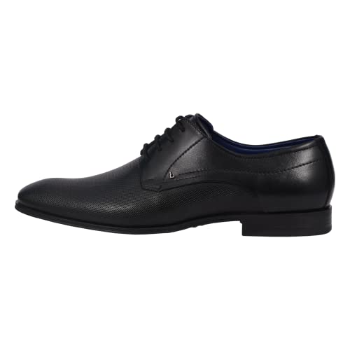 bugatti Herren Businessschuhe, Männer Business Schnürer,Strassenschuhe,Schnuerung,lace-up Shoes,Low-tie,schnürschuhe,schwarz (1000),43 EU / 8.5 UK