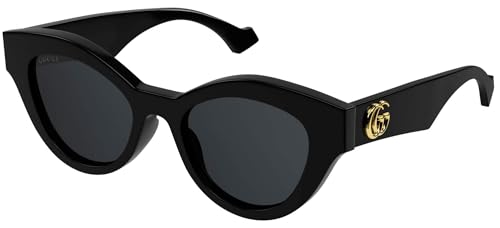 Gucci Damenbrille, Schwarz/Schwarz/Grau, 62