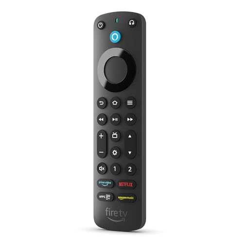 Alexa-Sprachfernbedienung Pro von Amazon für Fire TV, mit Remote Finder, TV-Steuerungstasten und Tasten mit Hintergrundbeleuchtung (kompatibles Fire TV-Gerät erforderlich)