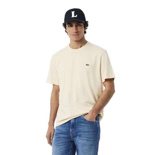 Lacoste Herren Cotton T-Shirt, Naturel Clair, L