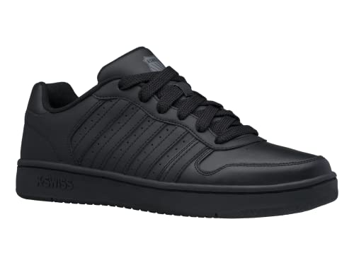 K-Swiss Herren Court Palisades Turnschuh, Schwarz, 42.5 EU