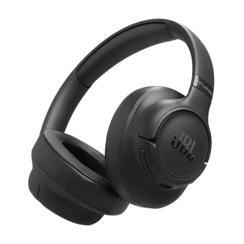 JBL Tune 780 NC Kabellose Over-Ear-Kopfhörer mit adaptivem Noise-Cancelling, Smart Ambient, Bis zu 76 Stunden Akkulaufzeit mit Schnellladefunktion, Google Fast Pair, Microsoft Swift Pair, Schwarz