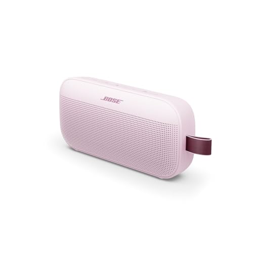 Bose SoundLink Flex Tragbarer Bluetooth Lautsprecher (2. Gen.), Outdoor Lautsprecher, wasserdicht und staubdicht, mit naturgetreuem Klang, bis zu 12 Stunden Akkulaufzeit, Blütenrosa – Limited Edition