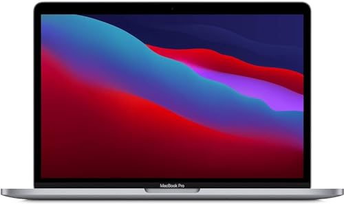 2020 Apple MacBook Pro mit Apple M1 Chip (13-Zoll, 8GB RAM, 256GB SSD Speicher) (QWERTZ German) Space Grau (Generalüberholt)