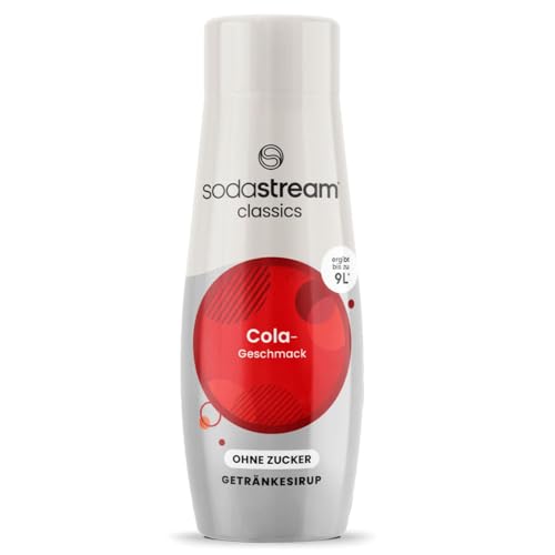 SodaStream Sirup Cola ohne Zucker, 1x Flasche ergibt 9 Liter Fertiggetränk, Sekundenschnell zubereitet und immer frisch, 440 ml